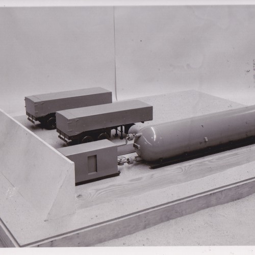 Early vacuum formed models by Rowling at Chrysler Missile.