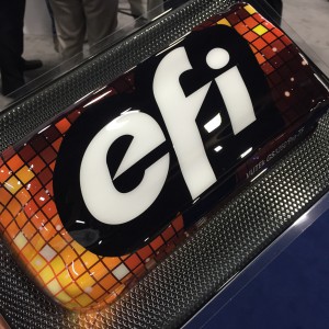 Digital printed EFI sample vacuum formed on a 508FS