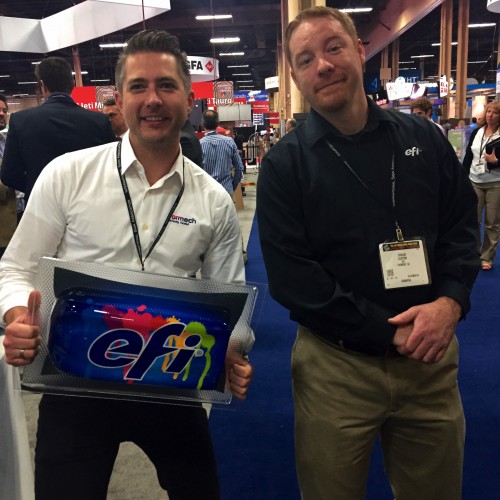 Nic, Our Head of Sales in America and Shaun Lugton, the applications specialist for EFI's thermoforming program