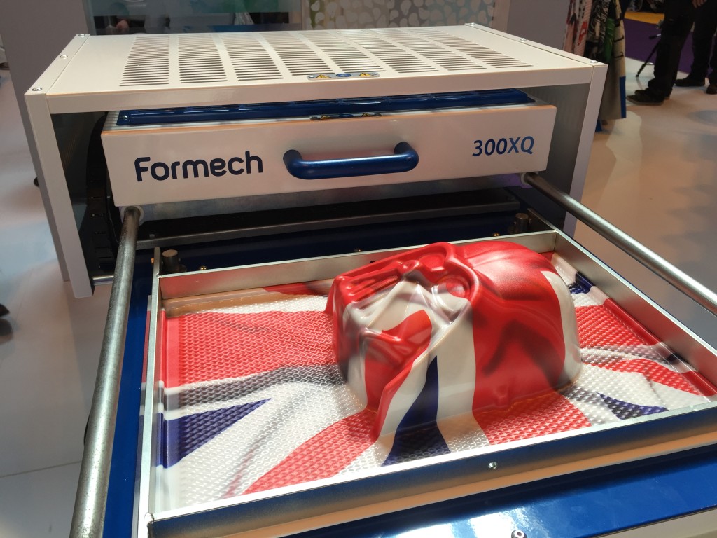 Union Jack Darth Vador Mask vacuum formed on the Formech 300XQ