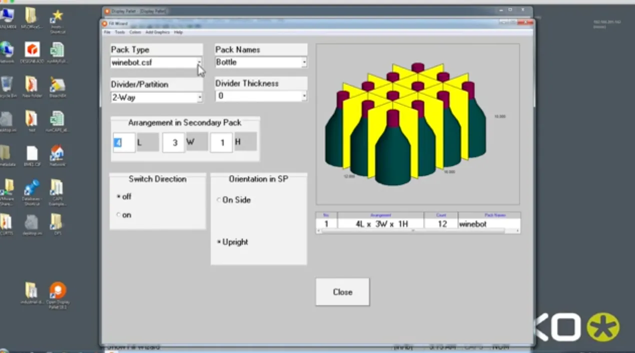 グラフィックソフトで作成したデザイン画像をインポートします。