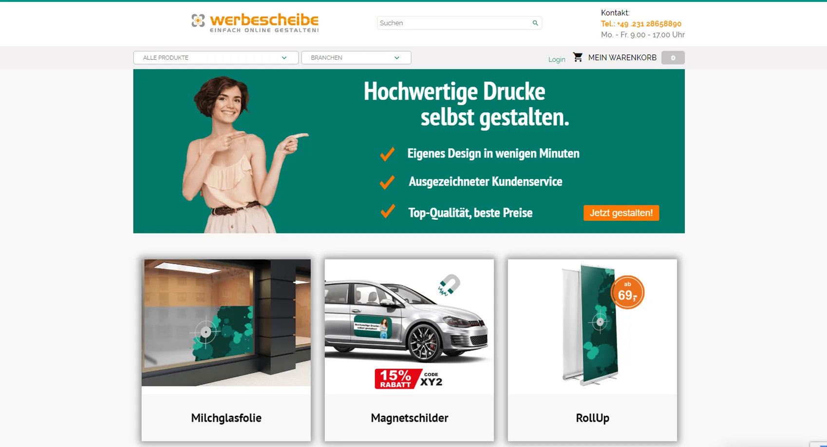 Werbescheibe Durst SmartShop サイン会社の事例