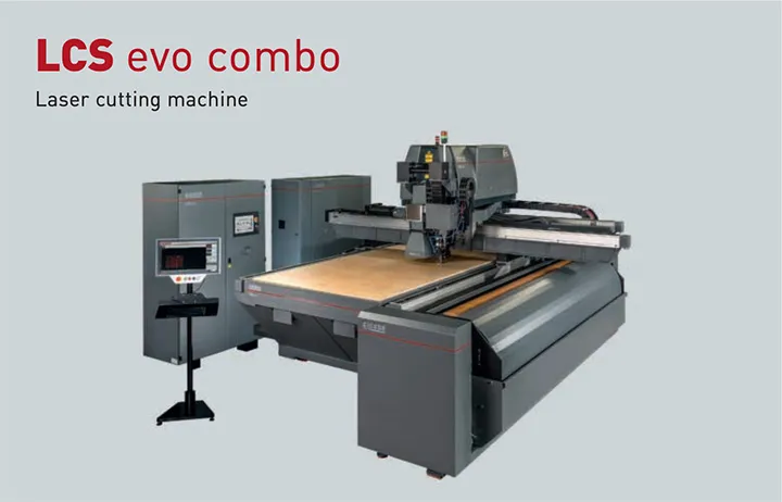コンパクトなレーザーカッティングシステム ELCEDE LCS evo combo