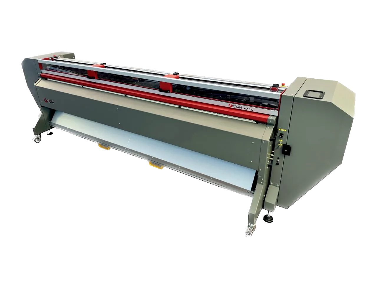 NSKが販売するY軸カッターポジションチェンジ機能付きロール紙・シート兼用 XY自動カッター FOTOBA XLA 170