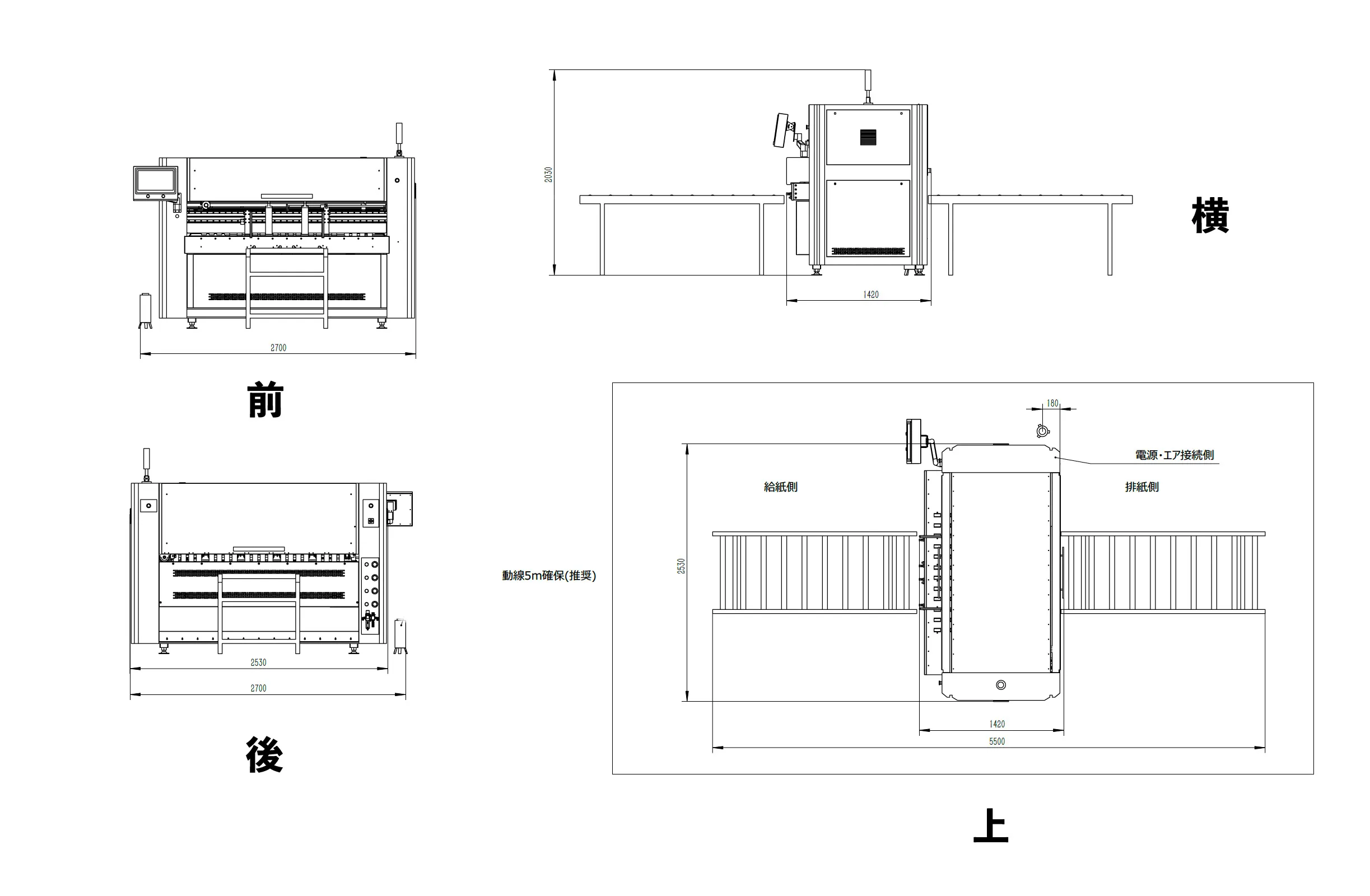 IB-1800 寸法図