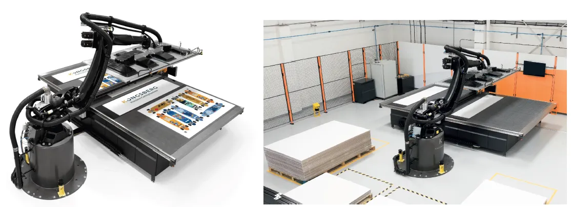 Kongsbergと連携したロボットアーム