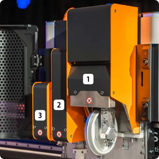 Kongsberg Ultimate 3つのツールポジション