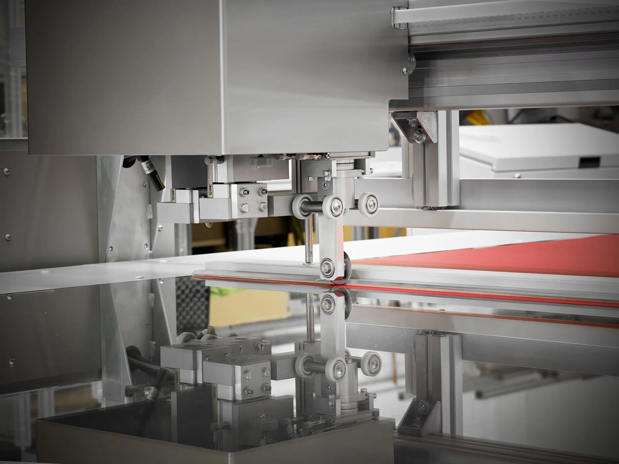 Matic m1-ultimate テキスタイルカット中の様子