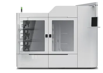階層型カッティングマシン　正面から見た図