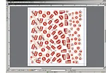 デザインネスティング ソフト画面