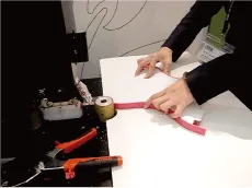 エッジバンドマシンノズル