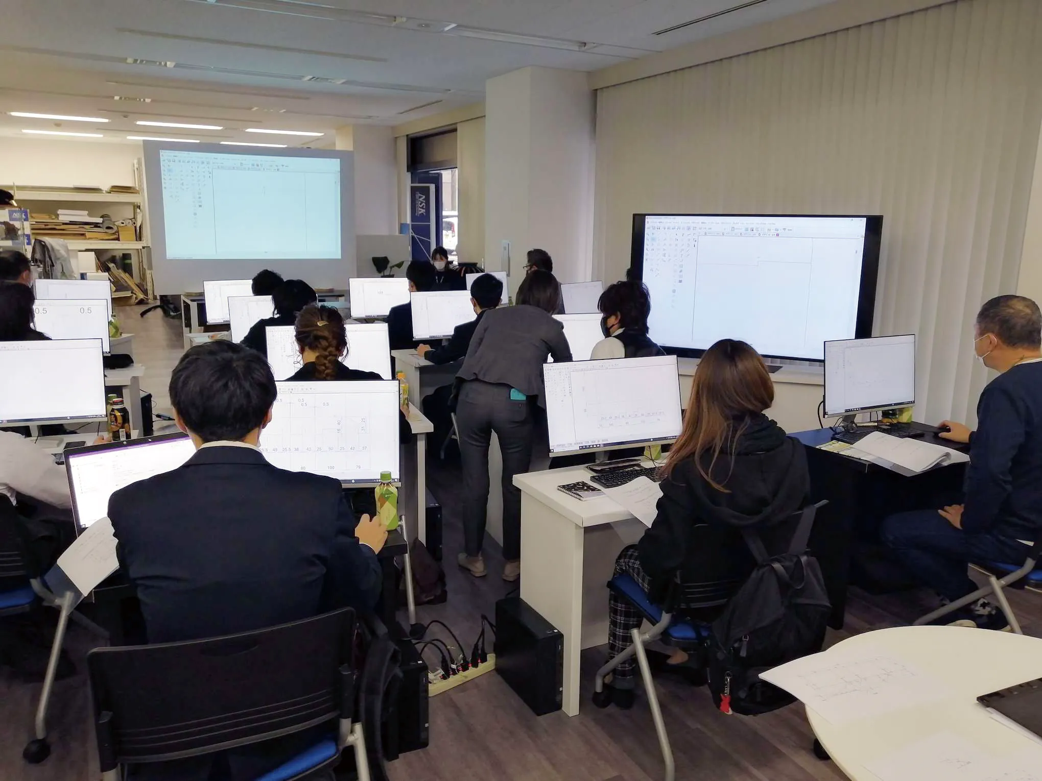 NSKアカデミーの模様