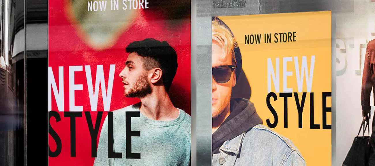 サイネージ広告のイメージ