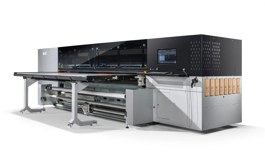 世界最高峰のハイブリッド印刷機 durst 210 HS