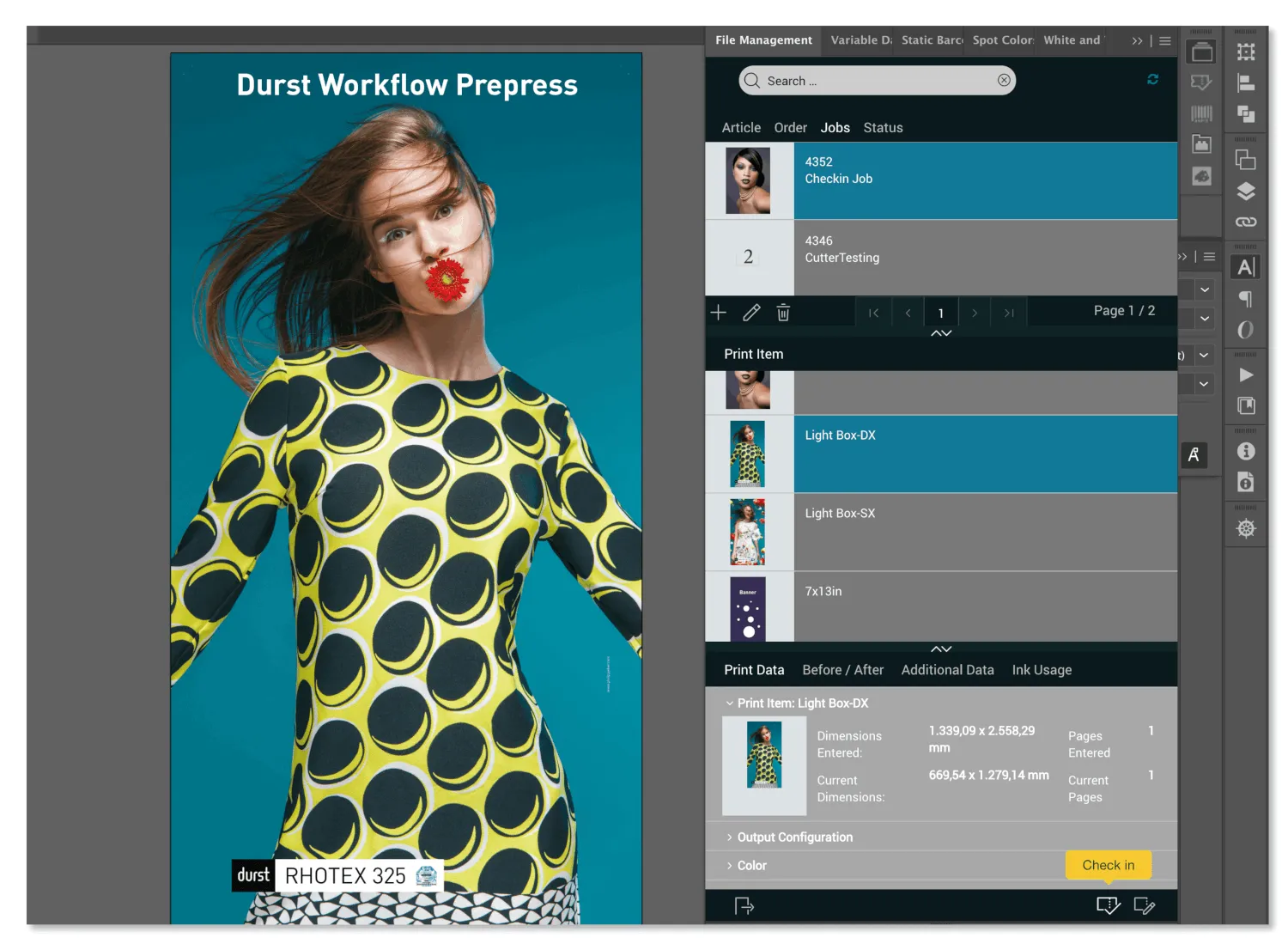 プリプレス作業を新しいレベルへ導くDurst Workflow Prepress ADOBE ILLUSTRATOR PLUG-IN