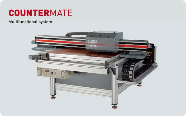 ラバーカットやサンプル作製など１台で行うオールラウンダー ELCEDE COUNTERMATE