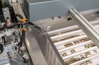 全自動で折り罫加工が可能な ELCEDE CUTMATE evoの自動仕分け装置