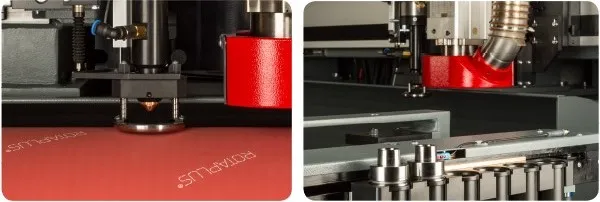 日本製図器工業が販売する高い生産性を誇るロータリー木型用レーザーカットシステムROTAMATEevo