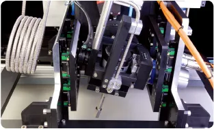 日本製図器工業が販売するウォータージェットラバーカッティングマシン RUBBERMATEproのヘッド