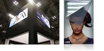 ECOframeless使用イメージ 女性のグラフィック