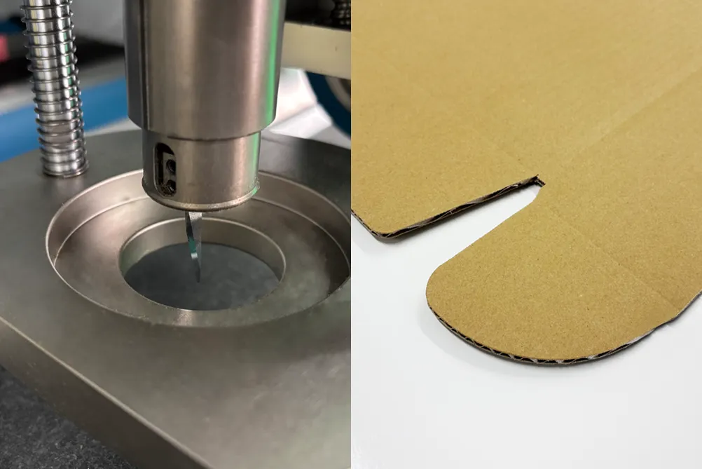 曲線加工が可能なバイブレーションナイフ機能