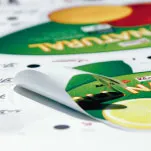 Kongsbergの加工資材 シールラベル