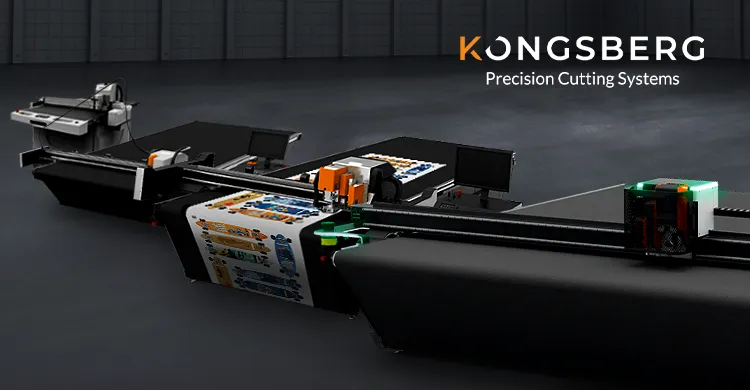 超ワイドフォーマット対応のマルチコンバーティングマシンKongsberg