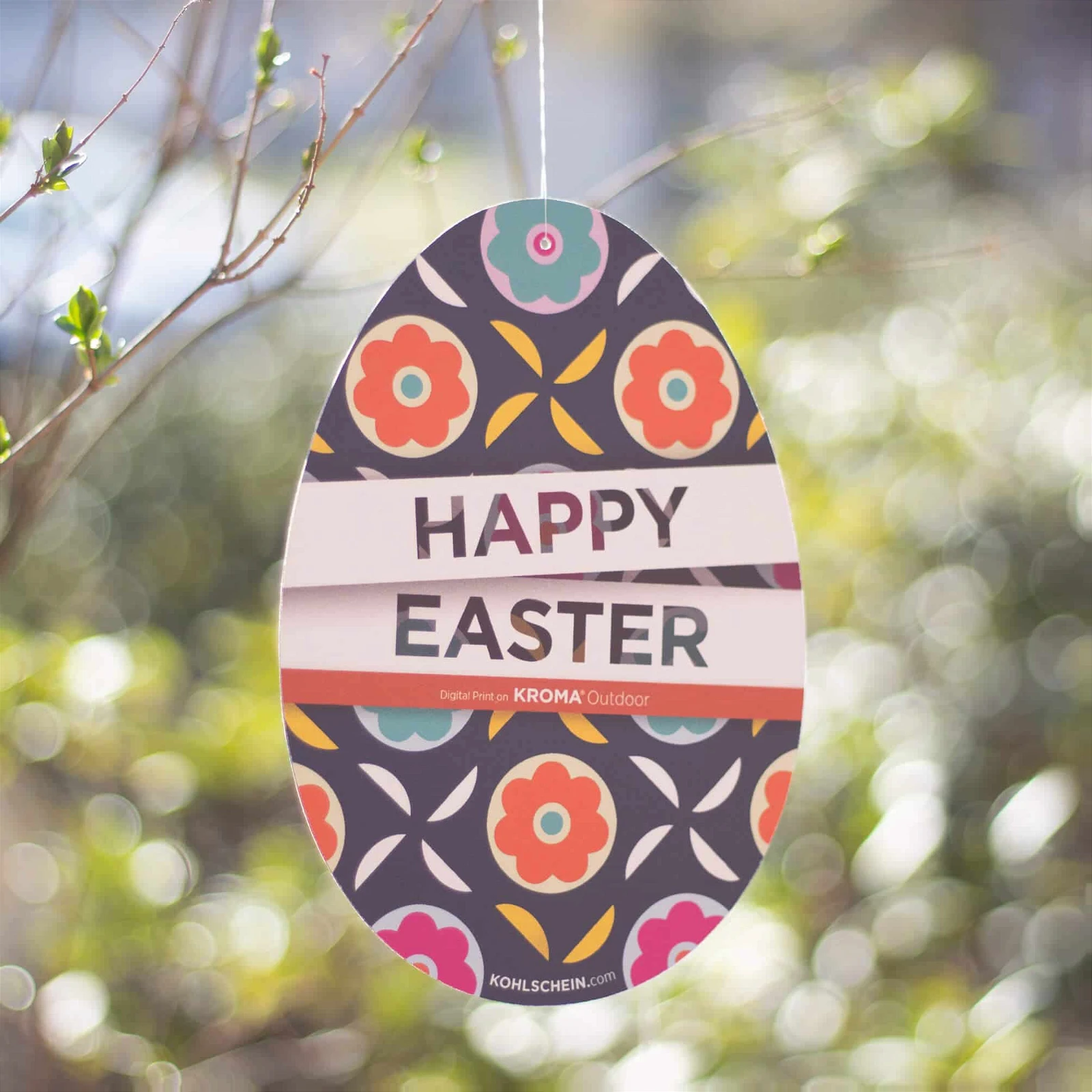 KROMAアウトドア HAPPY EASTERのオーナメント