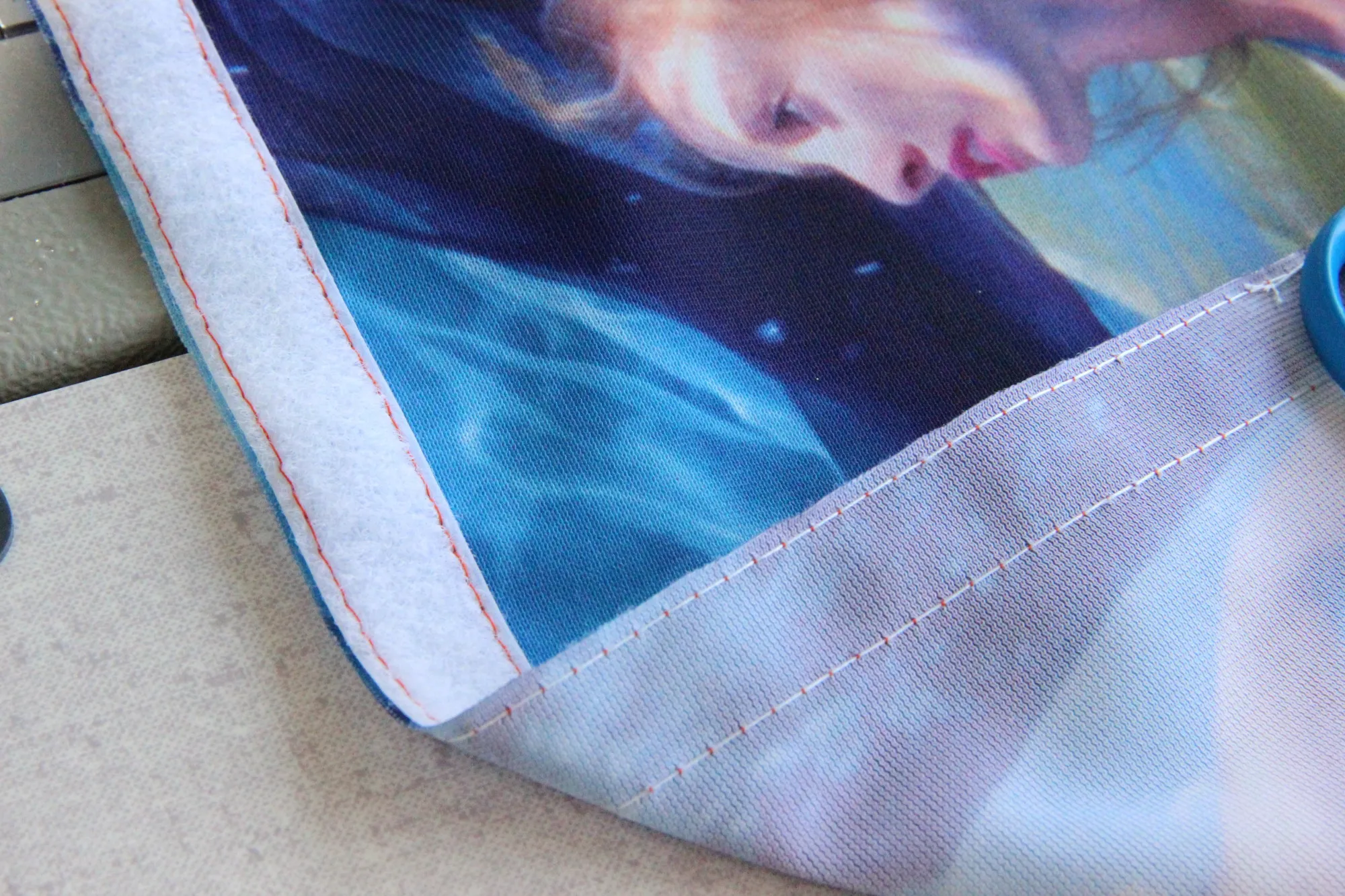 Matic Cronos Sewing System 加工後のテキスタイル