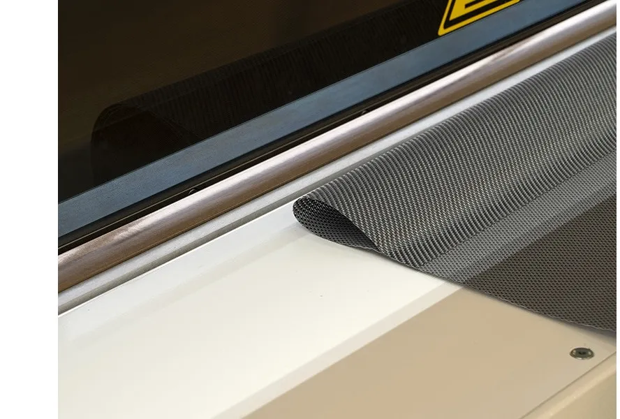 Matic Perseo ウェルダー加工後のテキスタイル