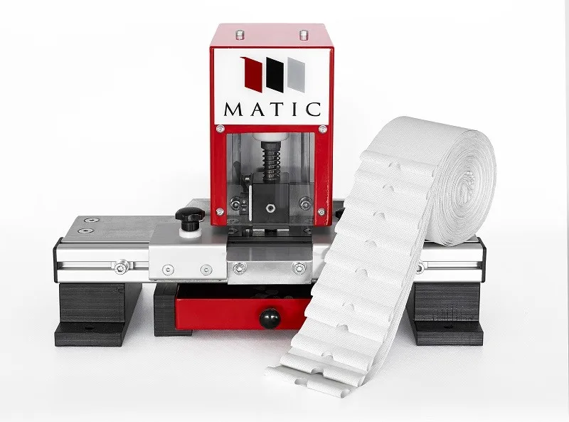 Matic Hermes パンチング加工をしたテキスタイル