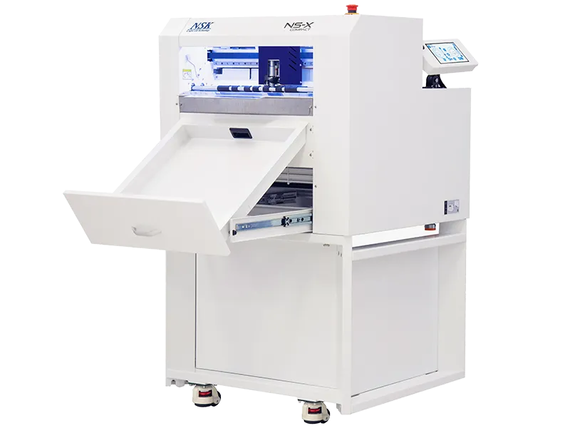 低コスト・省スペース・高生産性を実現した板紙専用加工機、NS-X Compact