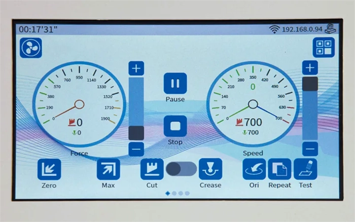 NS-X Automation 2種類のナイフと各種ピッチ幅の罫線駒